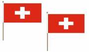 Håndholdt flag Schweiz 15x22,5cm